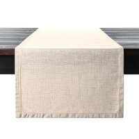 Tischläufer Proflax Leinen kiesel 50x150 cm Leinen -...