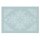 Individuales revestidos (2x Set) de Le Jacquard Français; Modelo Syracuse Aqua; Color principal azul en algodón; Tamaño 36x50 cm rectangular; Motivo Primavera, Verano en tejido jacquard