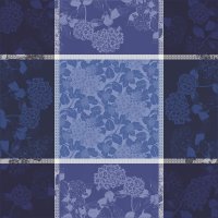 Tischdecke Hortensias Bleu 175x175 cm - Garnier Thiebaut 41517