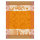 Tea towel from Le Jacquard Français; Model Arriere-Pays Melon; main colour orange in cotton; Size 60x80 cm rectangular; Motif Summer; Pattern jacquard woven