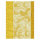 Torchon de Le Jacquard Français; Model Pommes A Croquer Golden; Couleur principale jaune en coton; Taille 60x80 cm rectangulaire; Motif Automne, Fruits et légumes tissé jacquard