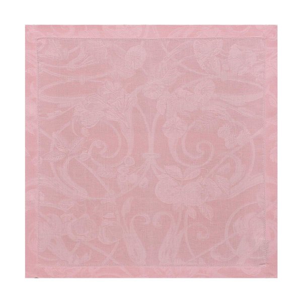 Serviette (paquet de 4) De Table Tivoli Rose Poudre - Le Jacquard Français 22507