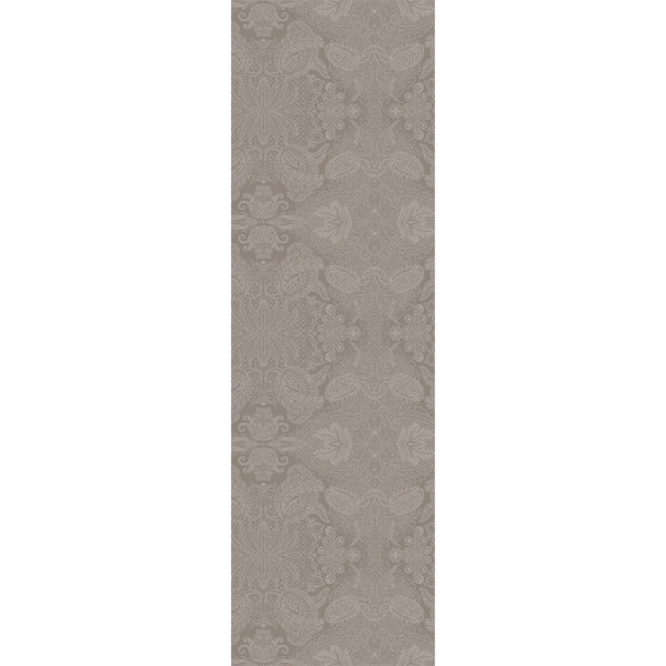 Runner da tavola de Garnier-Thiebaut; Modelo Mille Isaphire Beige; Colore principale marrone en cotone; Taglia 55x180 cm rettangolare; Motivo Occasioni festive in tessuto jacquard