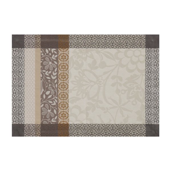 Tovagliette (2x Set) de Le Jacquard Français; Modelo Provence Calisson; Colore principale beige en cotone; Taglia 38x54 cm rettangolare; Motivo Estate in tessuto jacquard