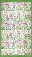 Tovaglia de Ekelund; Modelo Sommartid ; Colore principale multicolore en cotone; Taglia 145x300 cm rettangolare; Motivo Fiori e piante, Estate tessuto en pixel (6 colori)