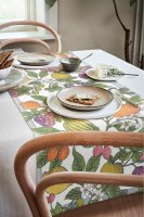 Chemin de table Sommarfrukt 35x120 cm 100% Coton - Ekelund