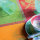 Coated Tablecloth Mille Tutti Frutti Sangria Diam 175cm - Garnier Thiebaut 41073