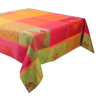 Coated Tablecloth Mille Tutti Frutti Sangria 175x250 cm - Garnier Thiebaut 41075