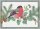 Placemats (2x Set) from Ekelund; Model Domherre ; main colour green in cotton; Size 35x48 cm rectangular; Motif Animals, Christmas, Winter; Pattern Pixel-wowen (6 colours)