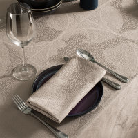 Tablecloth Mille Gouttes Taupe 155x155 cm - Garnier...