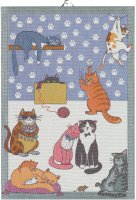 Trapo de cocina de Ekelund; Modelo Cats Fun ; Color...