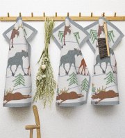 Towel Clumsy Moose  35x50 cm cotton - Ekelund