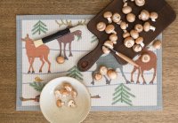 Placemats (2-pack) Clumsy Moose 35x48 cm 100% Cotton -...