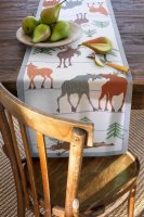 Runner da tavolo Clumsy Moose 35x120 cm 100% Cotone -...