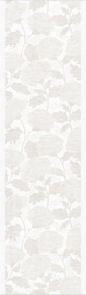 Runner da tavola de Ekelund; Modelo Rosor 080; Colore principale beige en Misto cotone-lino; Taglia 35x120 cm rettangolare; Motivo Fiori e piante, Estate tessuto