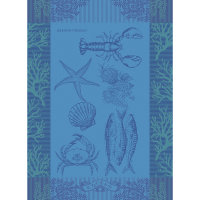 Tea Towel Océan Bleu - Garnier Thiebaut 45480