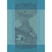 Torchon de Garnier-Thiebaut; Model Paris Seine Turquoise;...