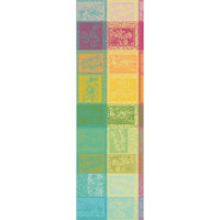 Table Runner Mille Vegetaux Arc-en-ciel 180x55 cm Cotton - Garnier Thiebaut