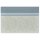 Beschichtete Tischsets (2x Set) von Le Jacquard Français; Modell Essentiel Gravure Enduit Ciel in Grundfarbe blau aus Baumwolle; Größe 36x50 cm rechteckig; Motiv Blumen und Pflanzen; Muster jacquard-gewebt