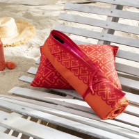 Strandkissen Monoï Capucine 25x32 cm Baumwolle - Le Jacquard Français