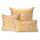 Cushion cover Soleil Jaune 60x60 cm cotton - Le Jacquard Français