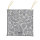 Outdoor coussin de chaise de Le Jacquard Français; Model Voyage Iconique Zinc; Couleur principale gris en coton; Taille 40x40 cm carré; Motif Fleurs et plantes tissé jacquard