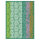 Paño de cocina de Le Jacquard Français; Modelo Cottage Jardin; Color principal verde en algodón; Tamaño 60x80 cm rectangular; Motivo Plantas y flores, Verano en tejido jacquard