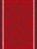 Tea towel Piments Rouge 60x80 cm cotton - Le Jacquard...