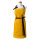 Schürze von Le Jacquard Français; Modell Piments Jaune in Grundfarbe gelb aus Baumwolle; Größe 80x96 cm ; Motiv Essen und Trinken; Muster jacquard-gewebt