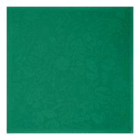 Tovaglioli (4x Set) de Le Jacquard Français; Modelo Cottage Vert; Colore principale verde en cotone; Taglia 50x50 cm quadrato; Motivo Fiori e piante, Estate in tessuto jacquard