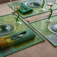 Serviette de table (4x Set) Cottage Jardin 58x58 cm coton...