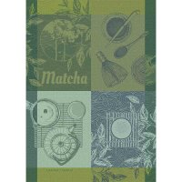 Torchon Matcha Vert 56x77 cm coton - Garnier-Thiebaut
