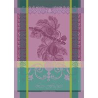 Tea towel from Garnier-Thiebaut; Model Les Figues Mauve;...