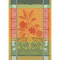 Tea towel from Garnier-Thiebaut; Model Les Oranges...