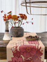 Runner da tavola Peach Burgundy 580 35x120 cm cotone - Ekelund