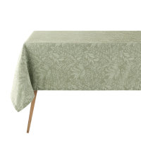 Tischdecke Charmilles Feuillage 175x175 cm Baumwolle - Le Jacquard Français