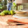 Tischdecke Escapade Tropicale Goyave 175x250 cm Leinen - Le Jacquard Français