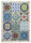 Tea towel from Tessitura Toscana Telerie; Model Camastra Blu; main colour blue in linen; Size 50x70 cm rectangular; Motif graphic patterns; Pattern printed