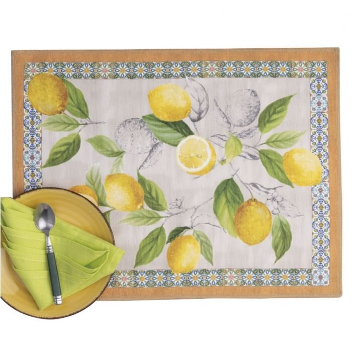 Italian placemats from Tessitura Toscana Telerie