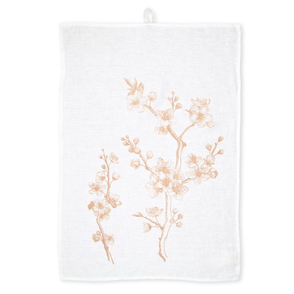 Tea towel Heilkräuter Cherry 45x65 cm linen - dorothee lehnen