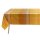 Beschichtete Tischdecke von Le Jacquard Français; Modell Marie-Galante Ananas in Grundfarbe gelb aus Baumwolle; Größe 175x175 cm quadratisch; Motiv Blumen und Pflanzen, Sommer; Muster jacquard-gewebt