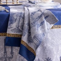 Napkins (4x Set) Festin Cristal 55x55 cm cotton - Le Jacquard Français