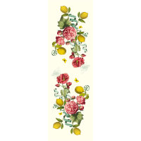 Table runner from Garnier-Thiebaut; Model Citrons de...