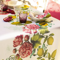 Serviettes de table (4x Set) Citrons de Menton Romance...