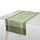 Tischläufer von Le Jacquard Français; Modell Nature Urbaine Gazon in Grundfarbe grün aus Baumwolle; Größe 50x150 cm rechteckig; Motiv Blumen und Pflanzen; Muster jacquard-gewebt