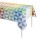 Tischdecke von Le Jacquard Français; Modell Origami Multico in Grundfarbe bunt aus Baumwolle; Größe 140x140 cm quadratisch; Motiv grafische Muster, Sommer; Muster jacquard-gewebt