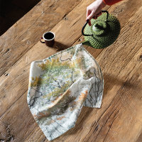 Napkins (4x Set) Bois de mystère Parchemin 45x45...