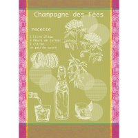 Tea towel from Garnier-Thiebaut; Model Champagne Des Fees...