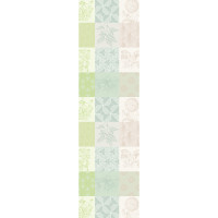 Table runner Mille Parfums Verde 55x180 cm cotton - Garnier-Thiebaut