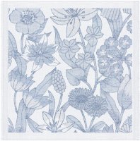 Napkin from Ekelund; Model Havsblom 010; main colour blue...